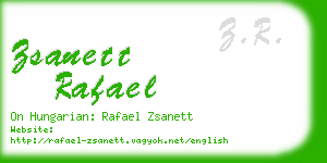 zsanett rafael business card